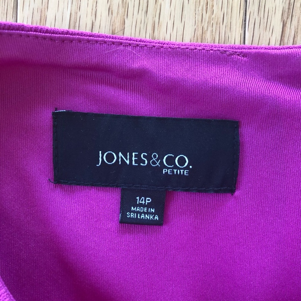 Jones&Co Fuschia Dress - Picture 2 of 3